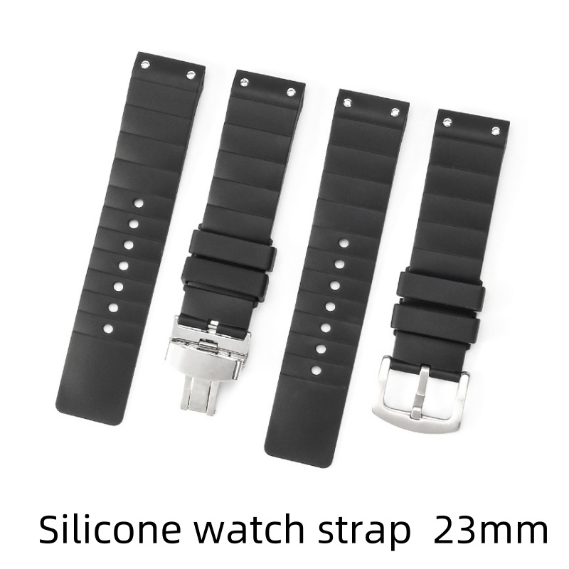 Cartier Watch Santos - Silicone watch strap stainless steel fold