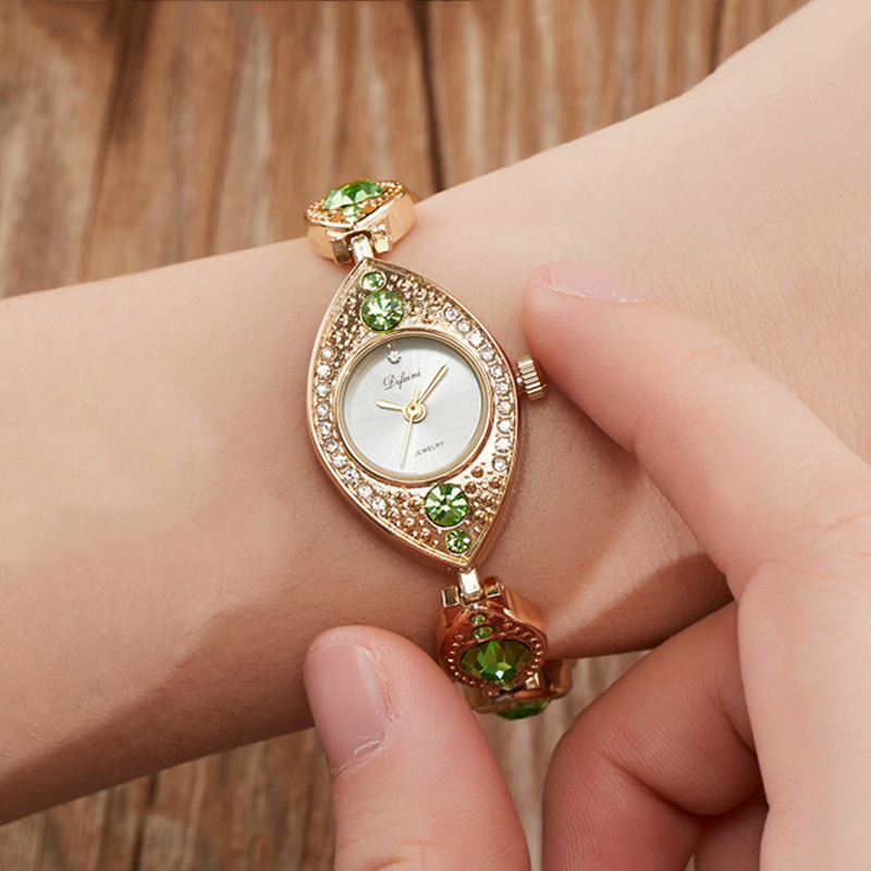Jewelry Clasp Watches - Luxury Women Bracelet Watches Diamond Jewelry