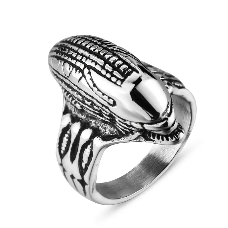 Titanium Steel Ring - Unisex Outdoor EDC Titanium Steel Alien