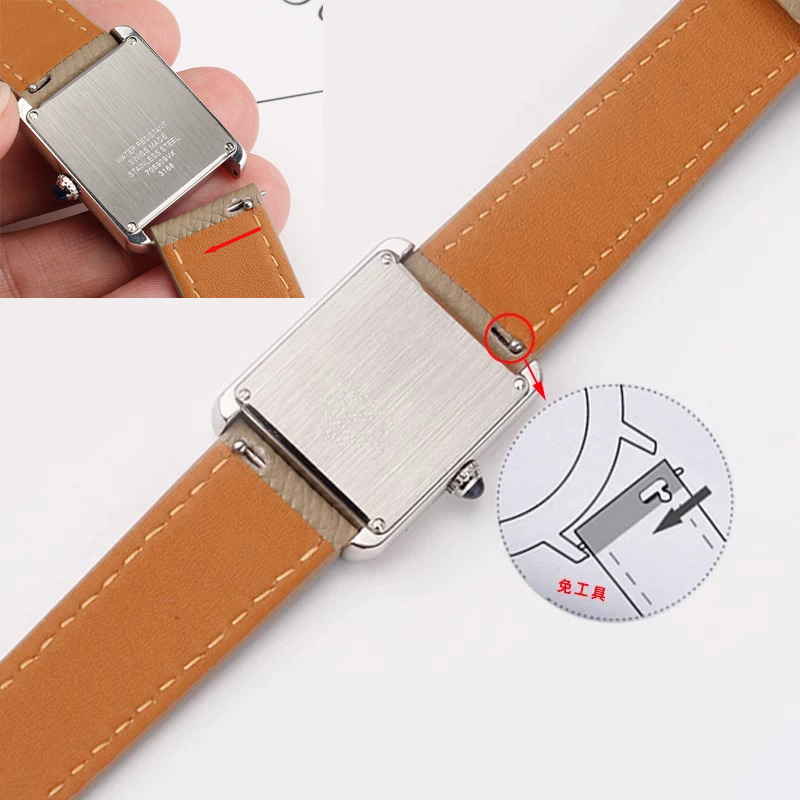 Watch Strap For Cartier Santos - огляд і ціна Cartier Watch Santos