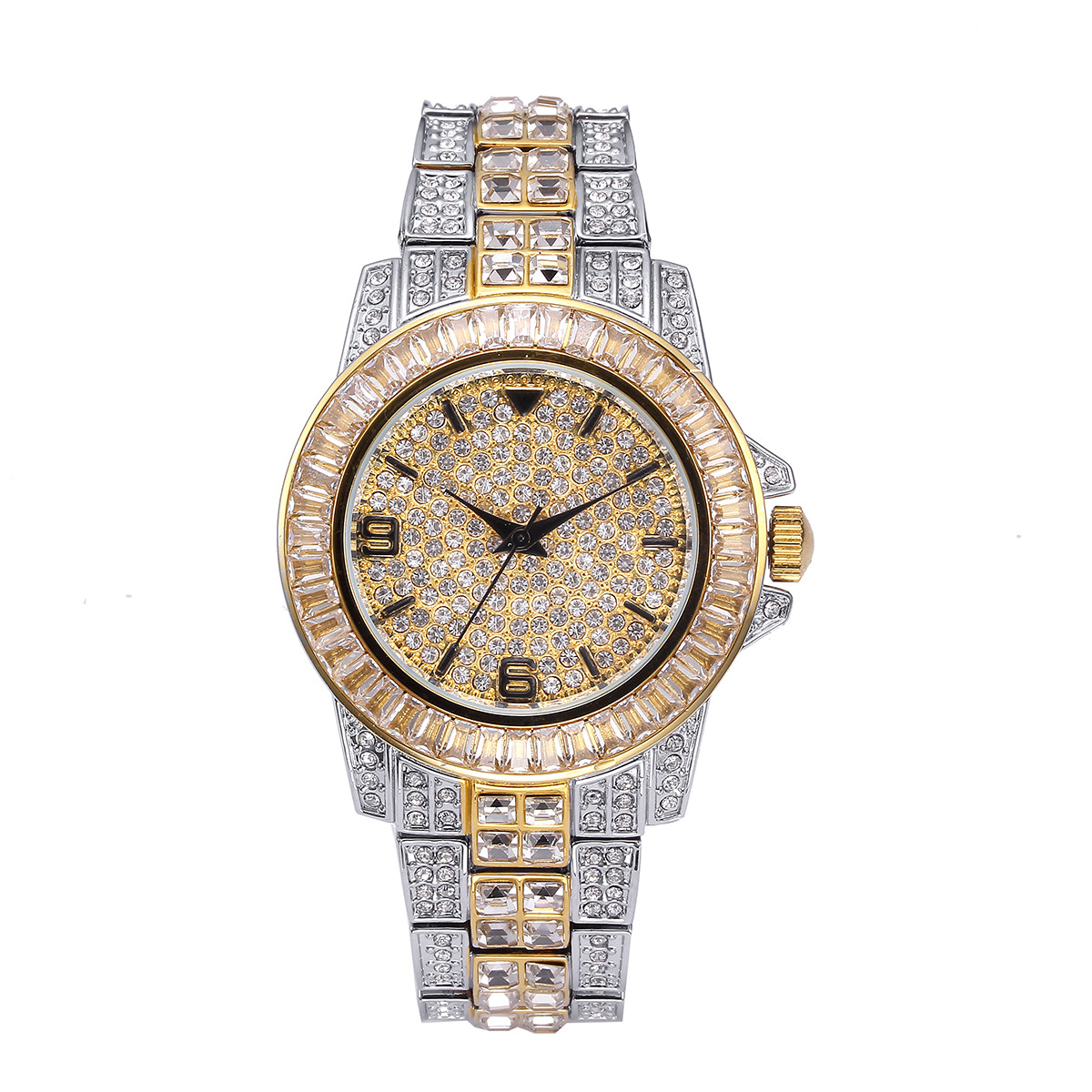 Luxury Full Stone Quartz Watch - огляд і ціна Jewelry Clasp Watches