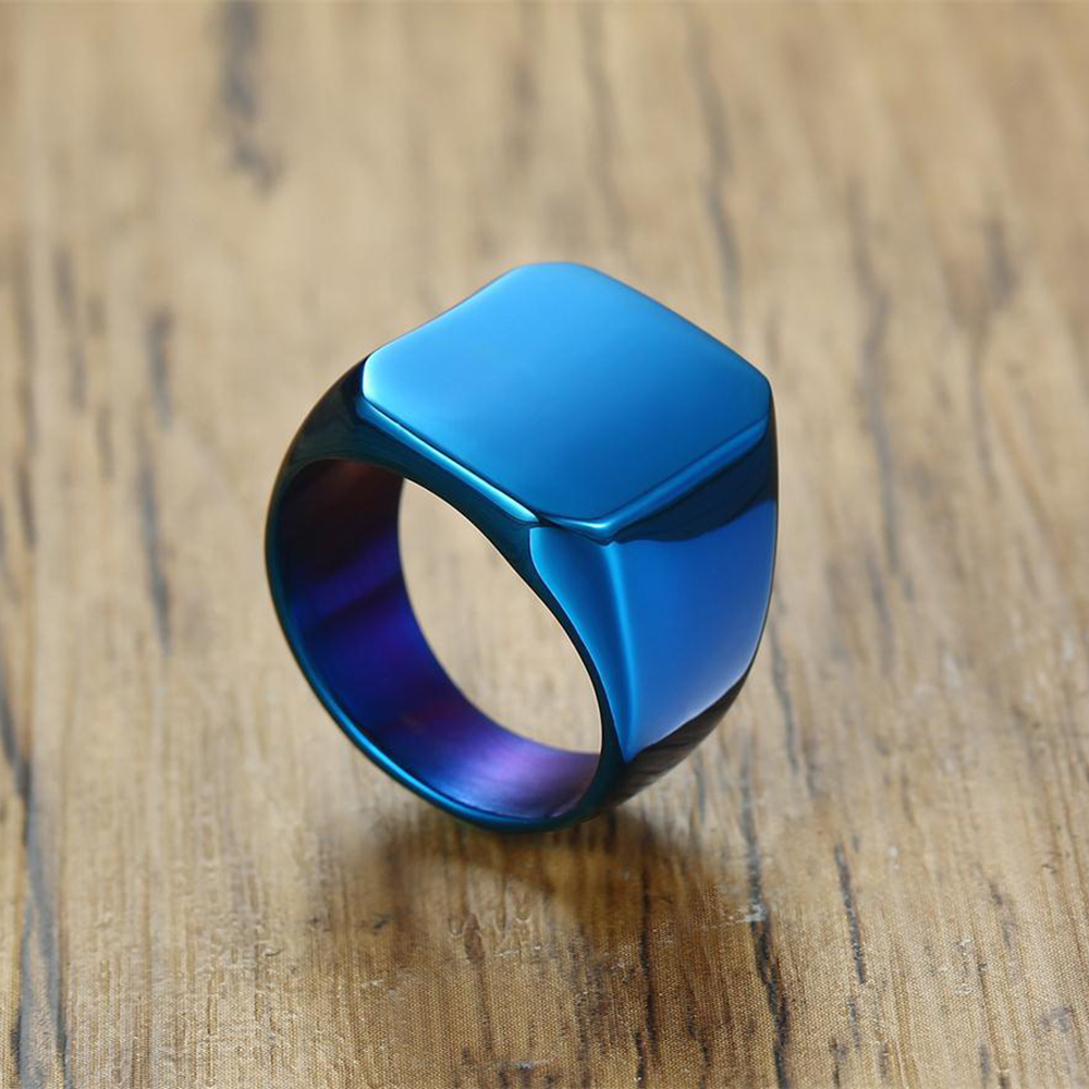 Free Engrave New Silver/Gold/B - огляд і ціна Titanium Steel Ring