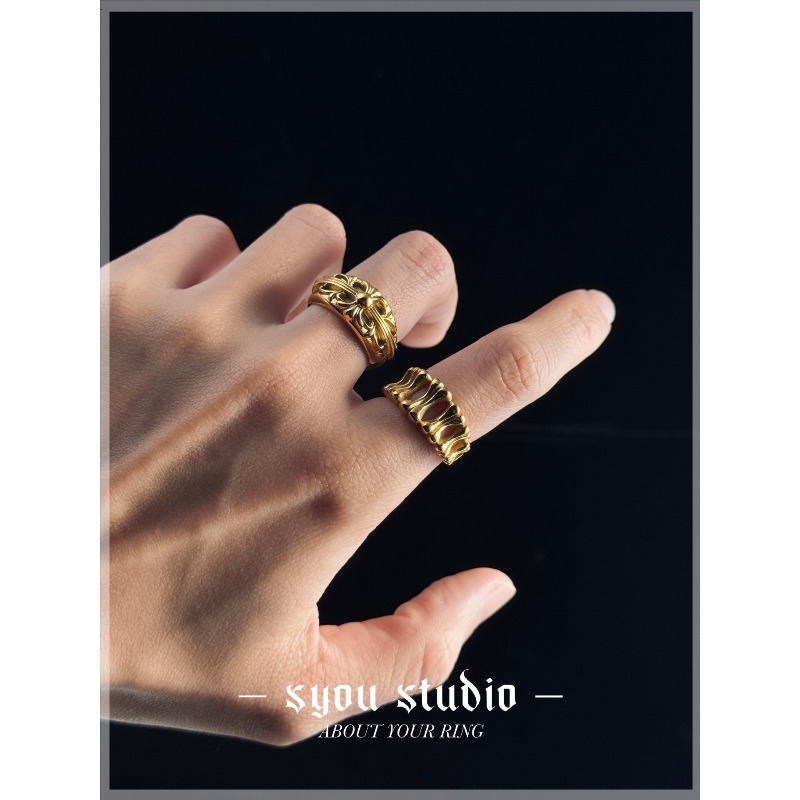 Gold Iris Ring  Gothic Jewelry - огляд і ціна Titanium Steel Ring