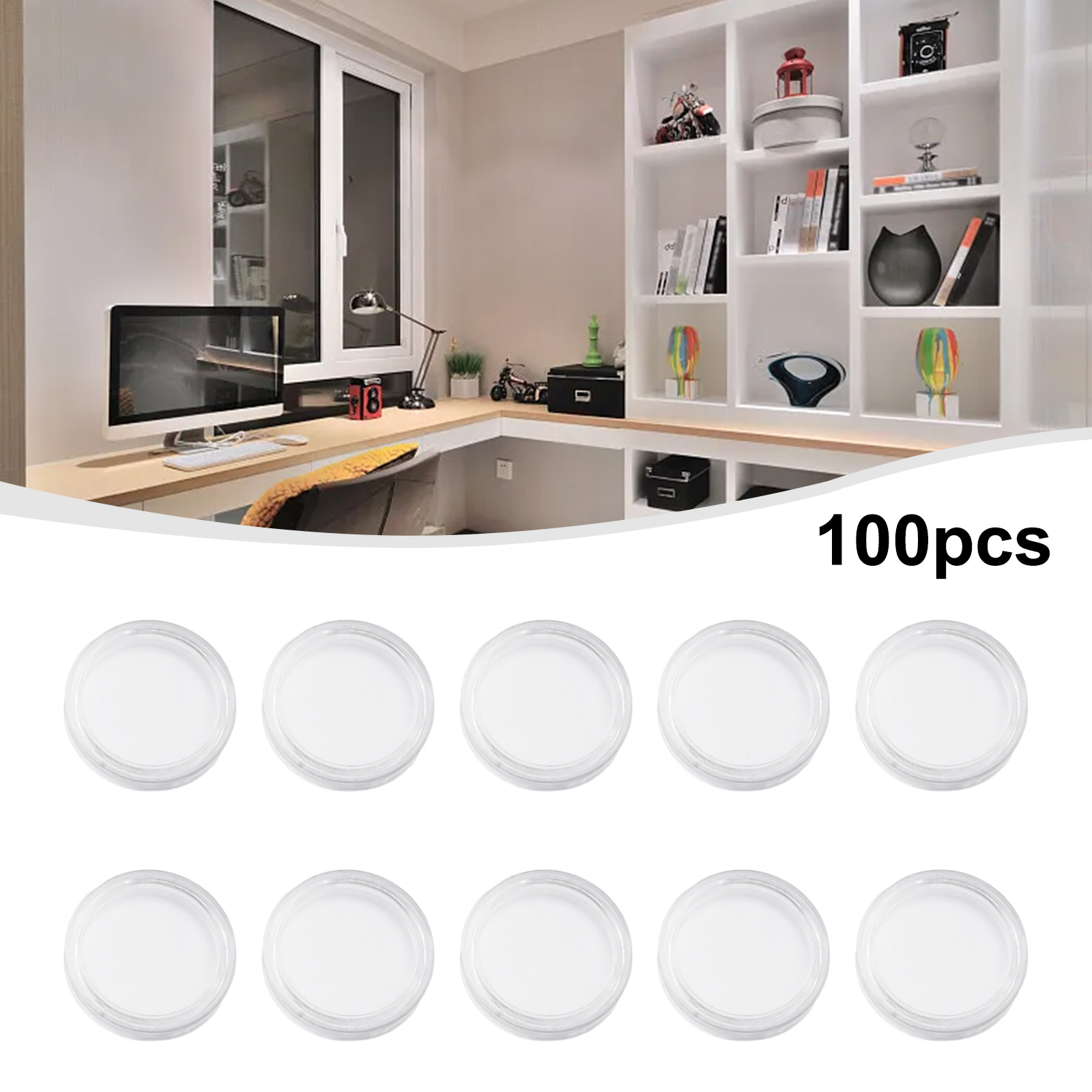 100pcs Transparent Plastic Sma - огляд і ціна Collectors Coins Jewelry & Watches Of Smithtown