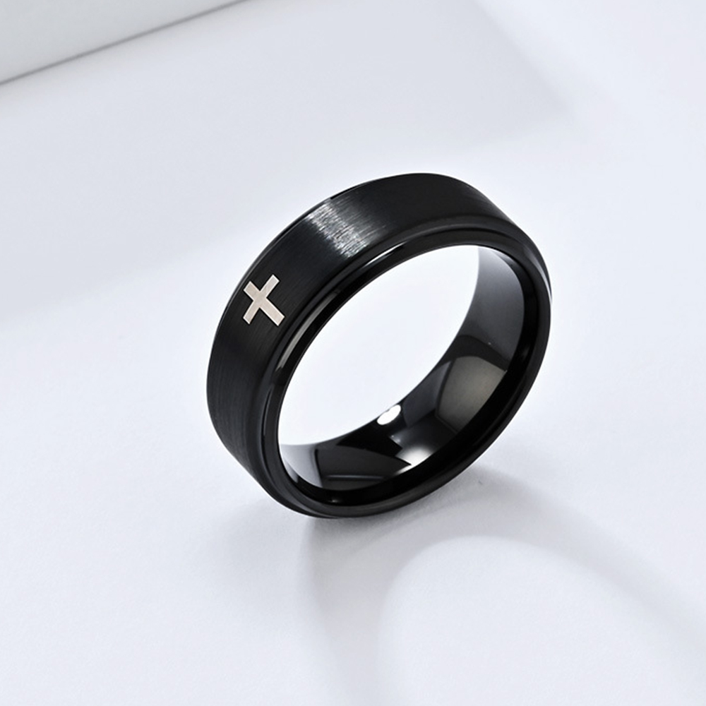 Retro Titanium Steel Christian - огляд і ціна Titanium Steel Ring