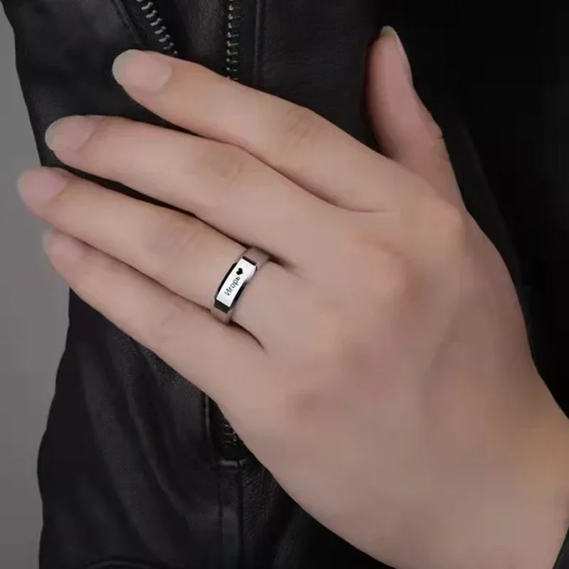 Customized Rings Engraved With - огляд і ціна Titanium Steel Ring