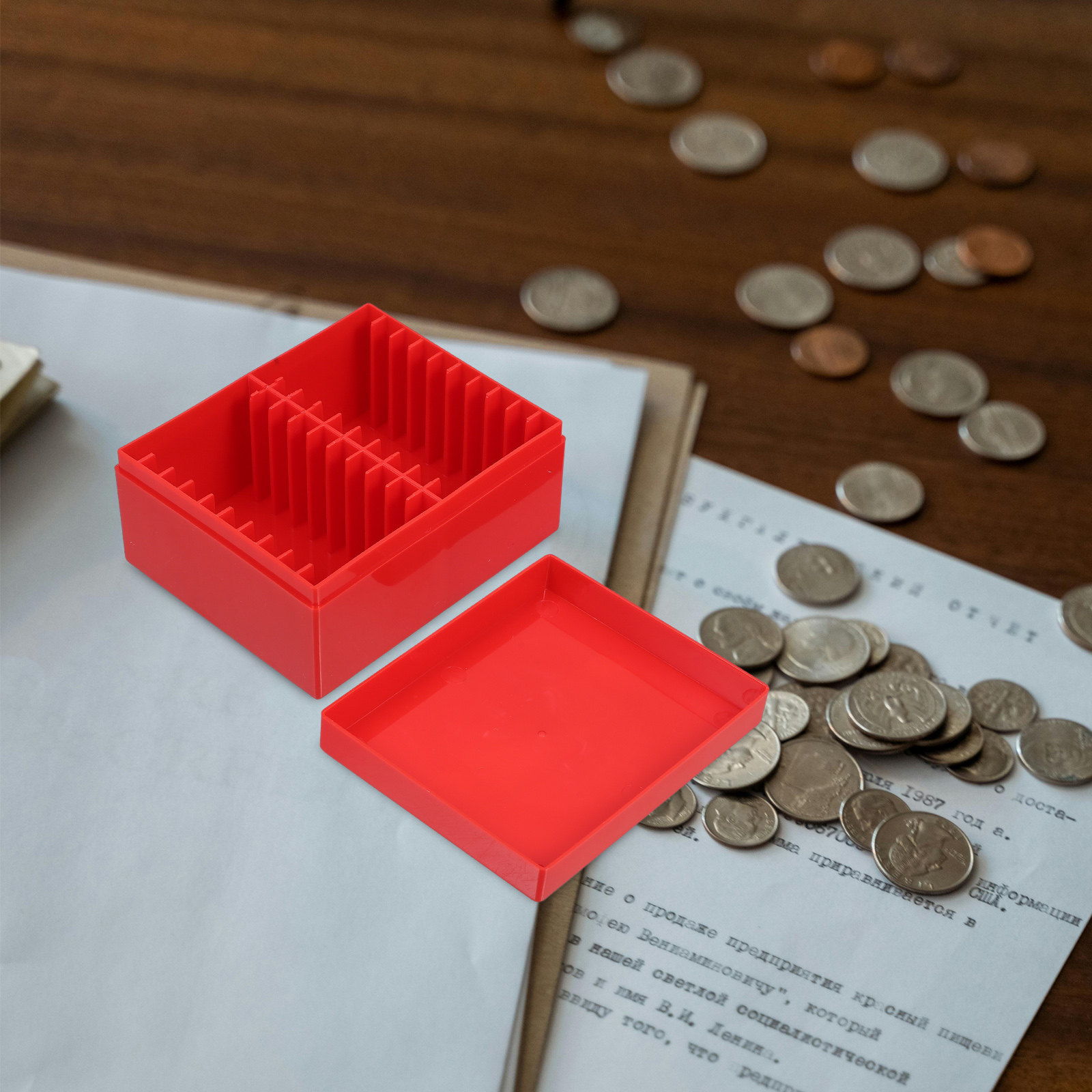 Plastic Coin Storage Box with  - огляд і ціна Collectors Coins Jewelry & Watches Of Smithtown