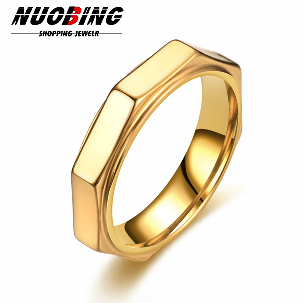 5MM Fashion Hexagon Titanium S - огляд і ціна Titanium Steel Ring